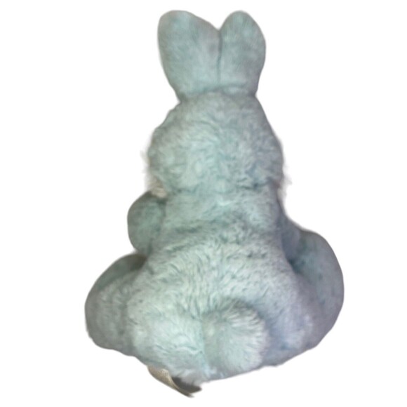 Best Made Toys Bunny Rabbit Plush Stuffed Animal Blue w/Carrot Easter Soft Toy - Picture 9 of 12